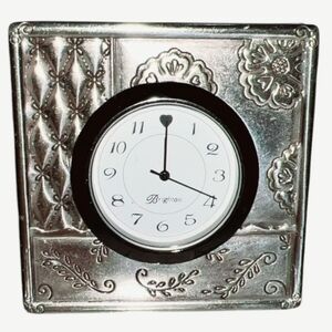Brighton Silver Wall Clock